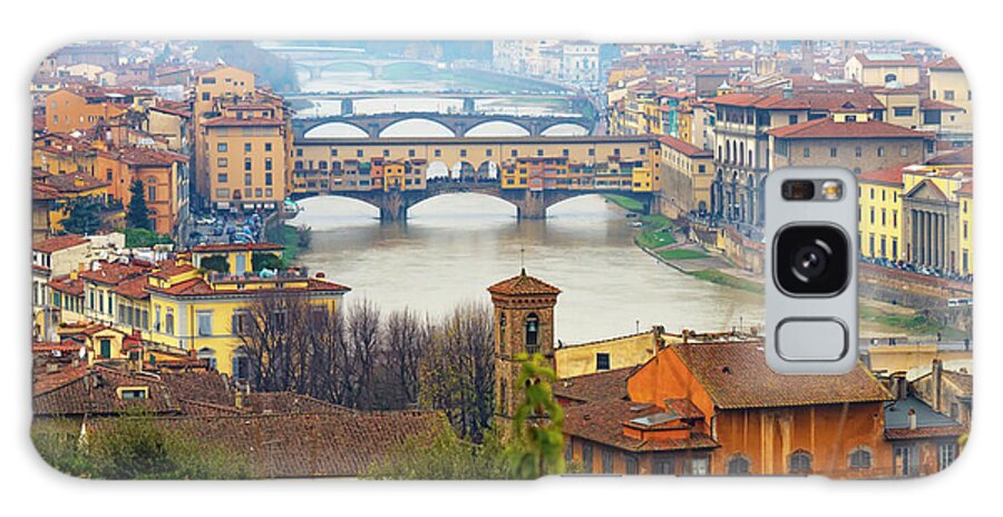 Outdoors Galaxy Case featuring the photograph Florence Italy by Photography By Spintheday