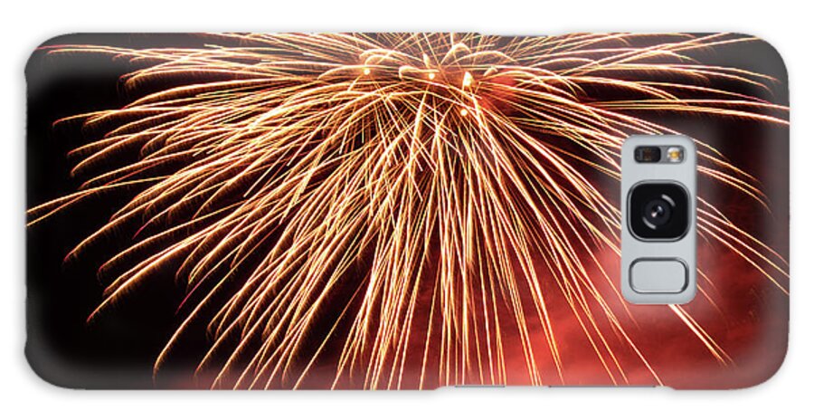 Fireworks Galaxy Case featuring the photograph Flowers in the Sky by Vicky Edgerly