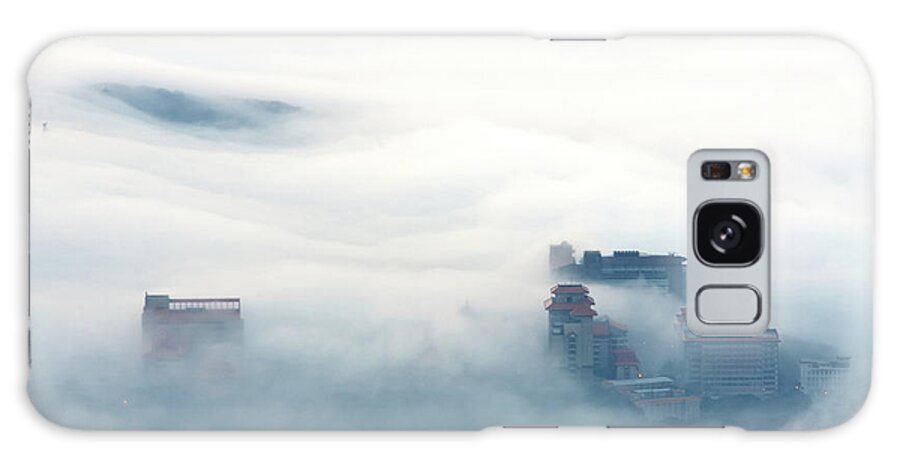 Chinese Culture Galaxy Case featuring the photograph Fog Through Chinese Culture University by Maxchu