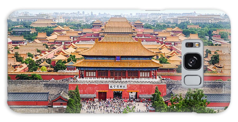 City Galaxy Case featuring the photograph Forbidden city by Iryna Liveoak