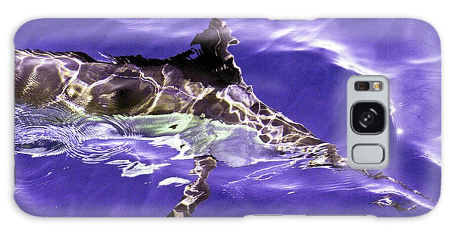 Marlin Galaxy Case featuring the photograph Free Swimming Stripped Marlin by David Shuler