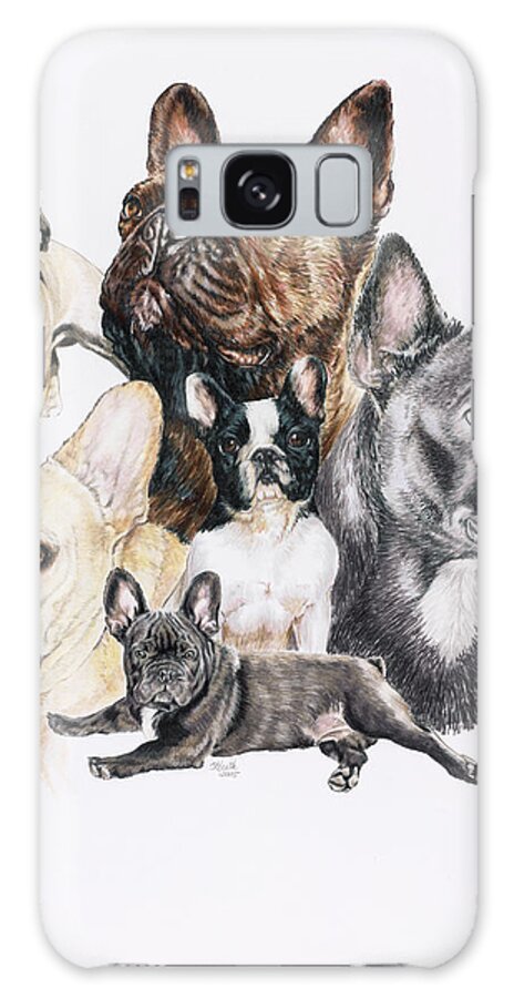 Animals Galaxy Case featuring the painting French Bulldog by Barbara Keith