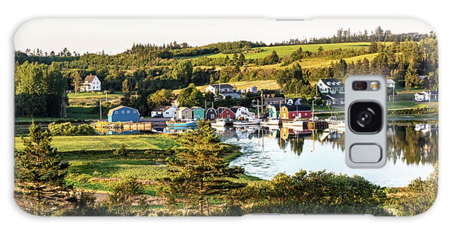 Pei Galaxy S8 Case featuring the photograph French River Harbor by Douglas Wielfaert