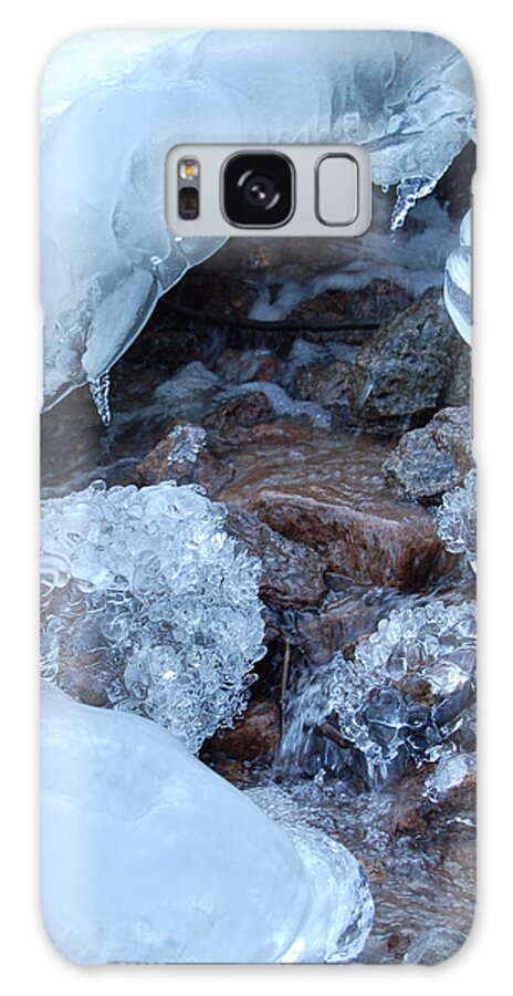Frozen Falls Galaxy Case featuring the photograph Frozen Falls by Jennifer Forsyth