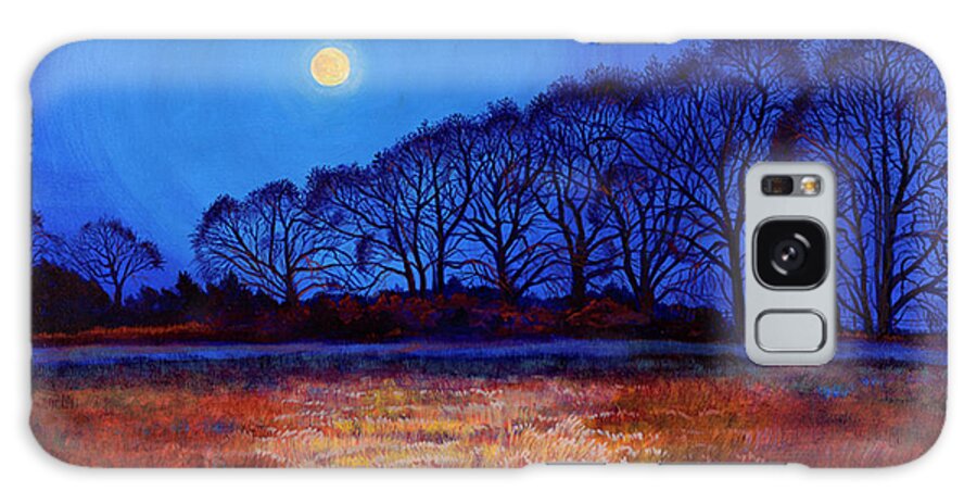 Moon Galaxy Case featuring the painting Full Moon by Cynthia Westbrook