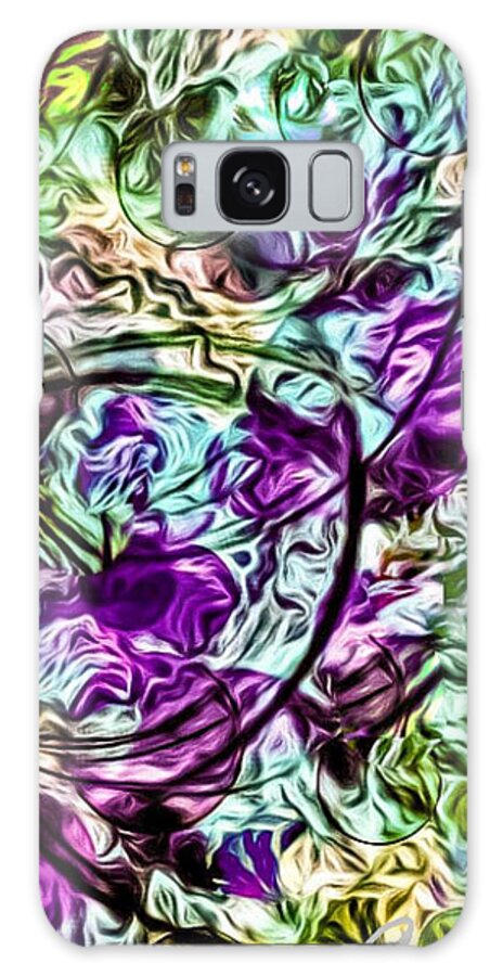 Wall Art Galaxy S8 Case featuring the digital art Garden 2 by Cepiatone Fine Art Callie E Austin