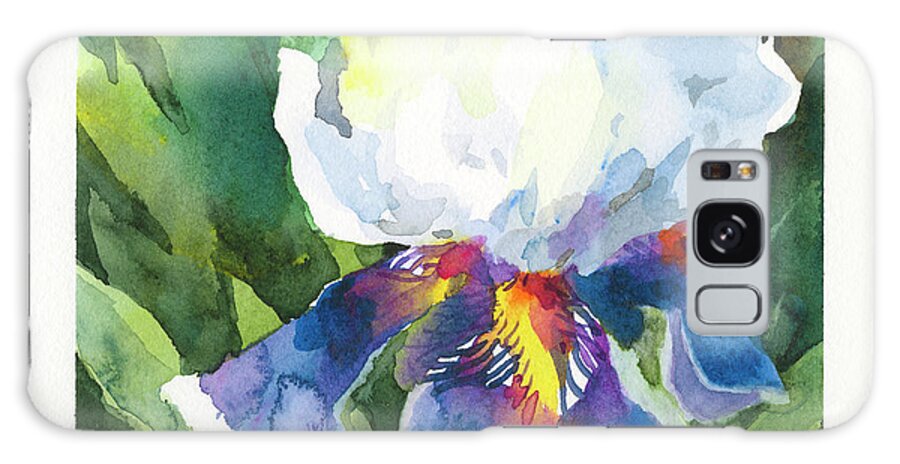 Floral Galaxy Case featuring the painting Gem by Annelein Beukenkamp