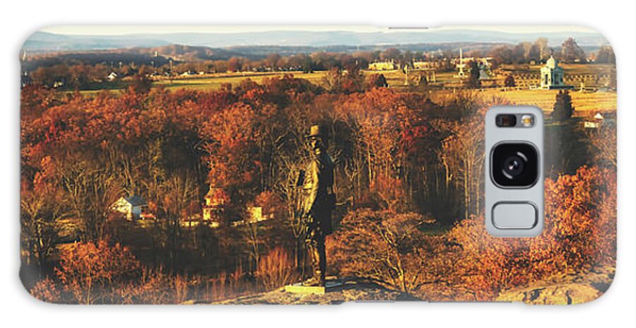 Gettysburg Galaxy Case featuring the photograph General Warren's View Of Gettysburg by Mountain Dreams