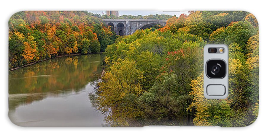 Genesee River Gorge Galaxy Case featuring the photograph Genesee River Gorge Rochester Ny by Mark Papke