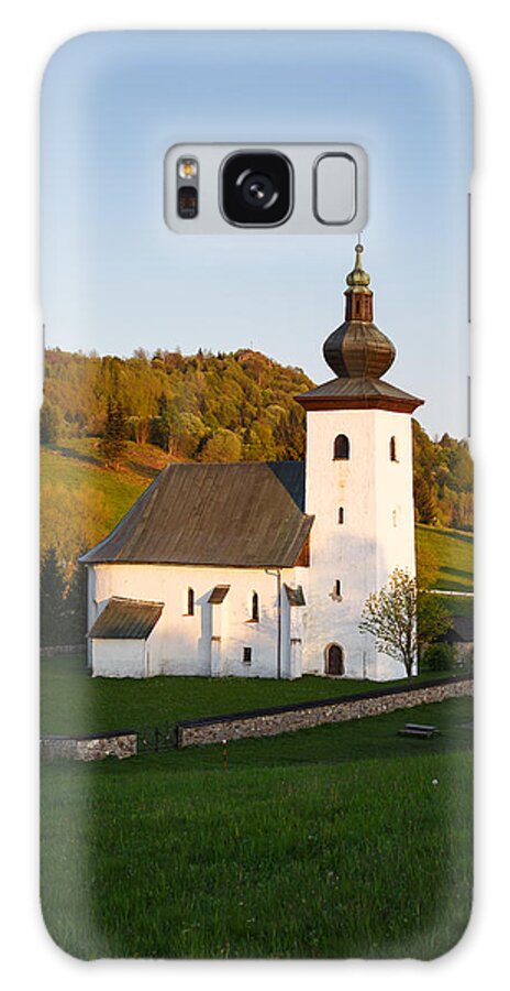 Slovakia Galaxy Case featuring the photograph Geographical Center Of Europe At St. John Baptist Church In Slovakia. by Cavan Images