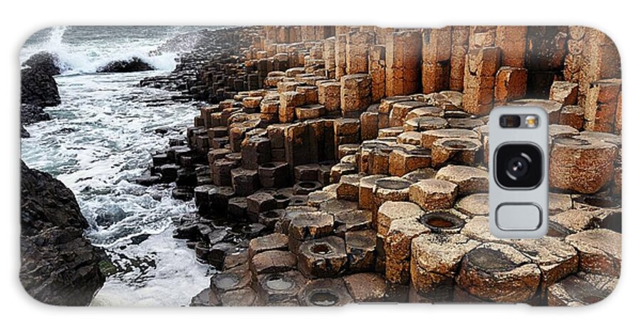 Tranquility Galaxy Case featuring the photograph Giants Causeway, Northern Ireland by Andrea Pistolesi