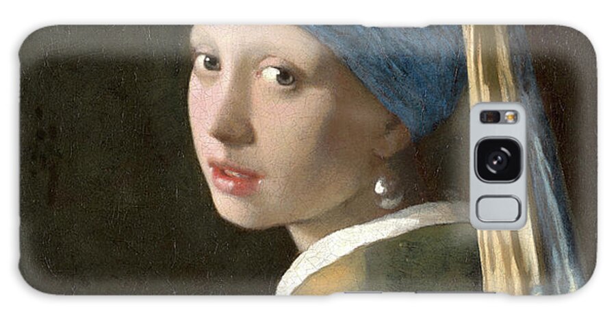 Jan Vermeer Galaxy Case featuring the painting Girl With A Pearl Earring by Jan Vermeer