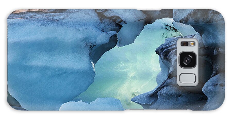 Heike Odermatt Galaxy Case featuring the photograph Glacial Jokulsarlon Lake by Heike Odermatt