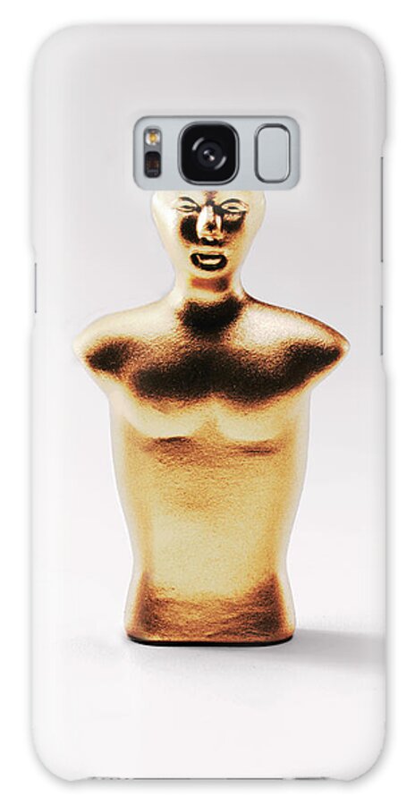 Adult Galaxy Case featuring the drawing Gold Torso of Man by CSA Images
