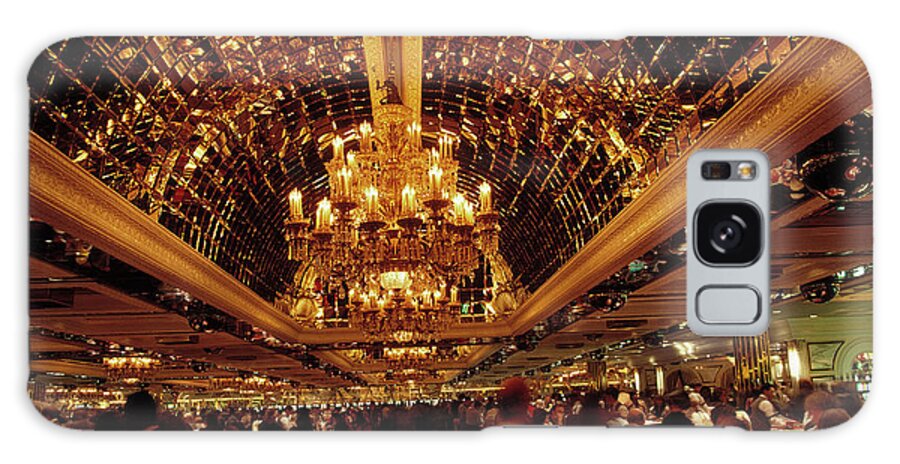 Crowd Galaxy Case featuring the photograph Golden Nugget Casino At Night, Atlantic by Barry Winiker