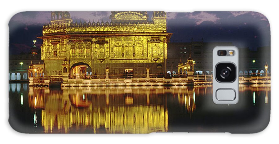 Golden Temple Galaxy Case featuring the photograph Golden Temple Harmandir Sahib On by Richard I'anson