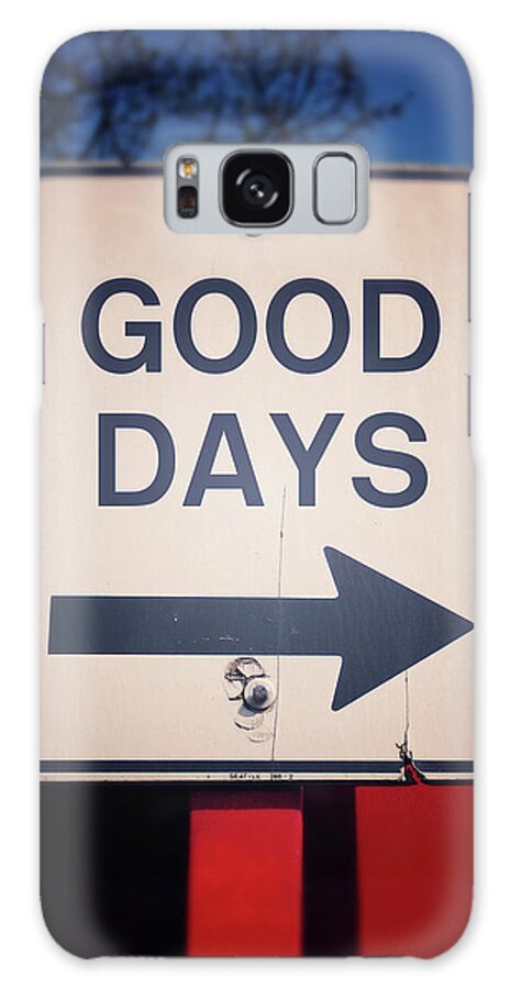 Good Days Galaxy Case featuring the mixed media Good Days- Art by Linda Woods by Linda Woods