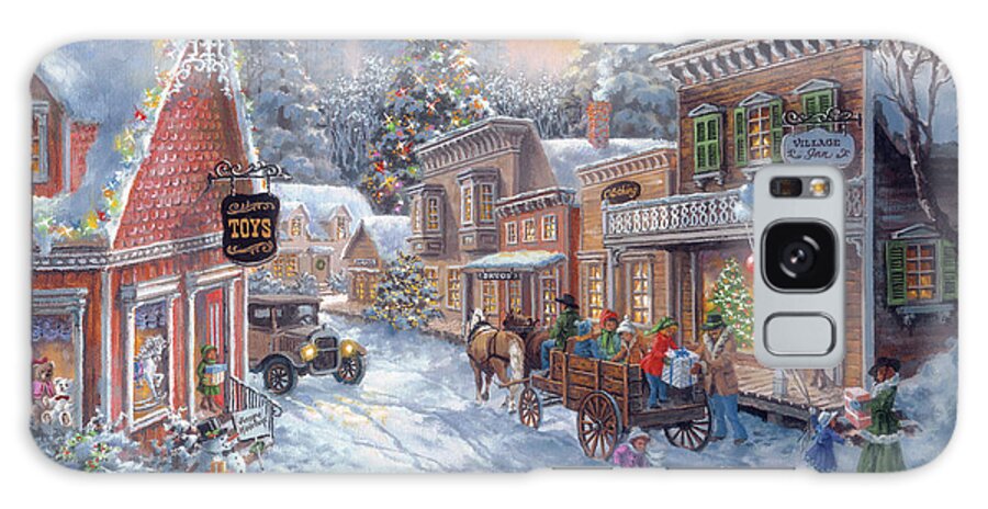 Good Old Days Galaxy Case featuring the painting Good Old Days by Nicky Boehme
