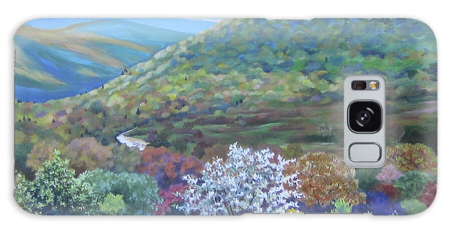 Field Galaxy Case featuring the painting Graveyard Fields by Anne Marie Brown