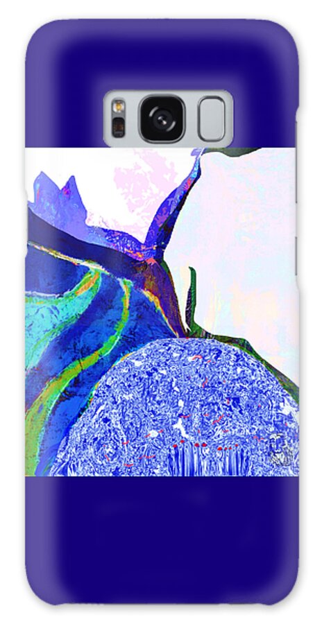 Square Galaxy Case featuring the mixed media Great Expectations No. 2 by Zsanan Studio