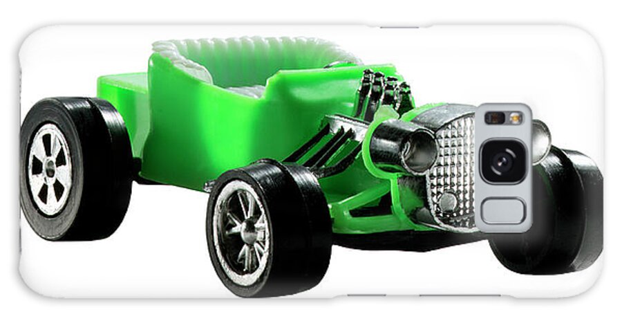 Auto Galaxy Case featuring the drawing Green Hot Rod Car by CSA Images
