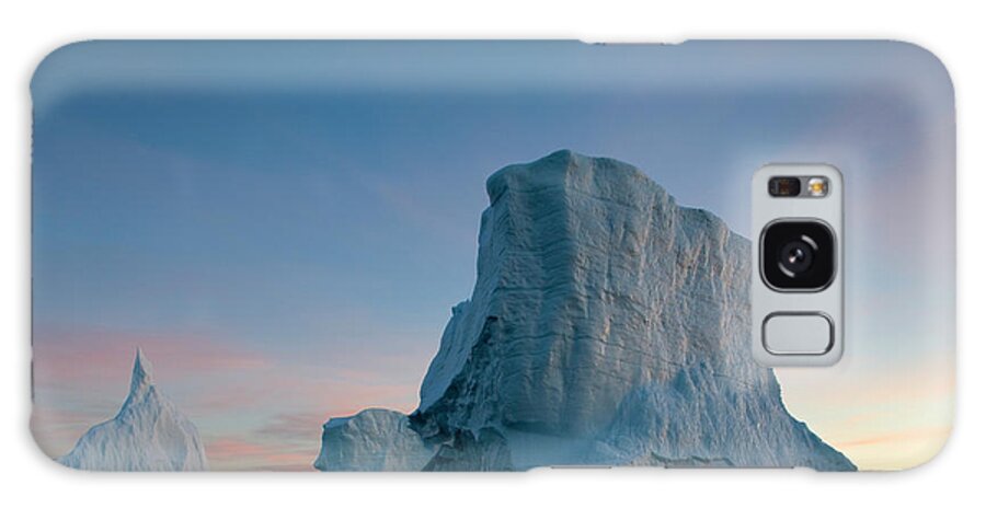 Iceberg Galaxy Case featuring the photograph Greenland, Disko Bay, Massive Icebergs by Paul Souders