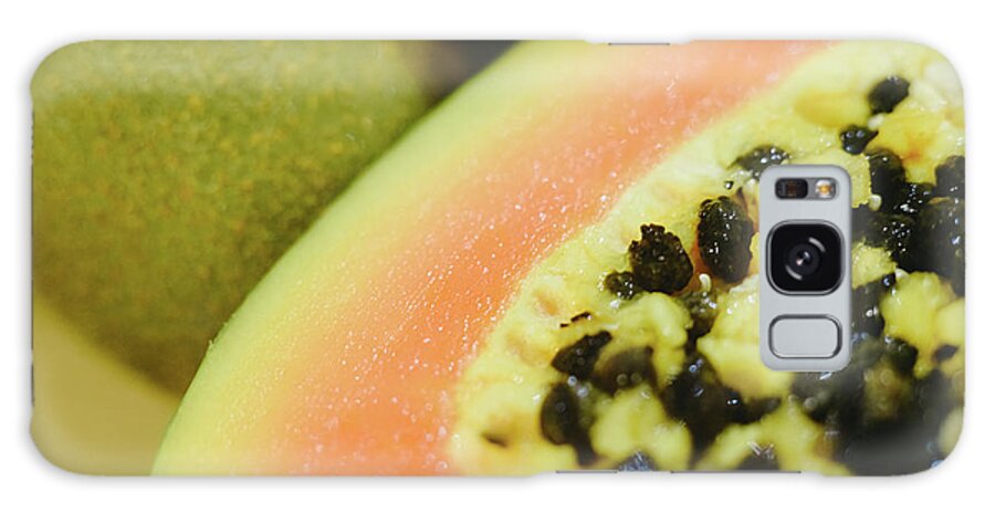 Background Galaxy S8 Case featuring the photograph Group of fruits papaya, grape, kiwi and bananas by Joaquin Corbalan