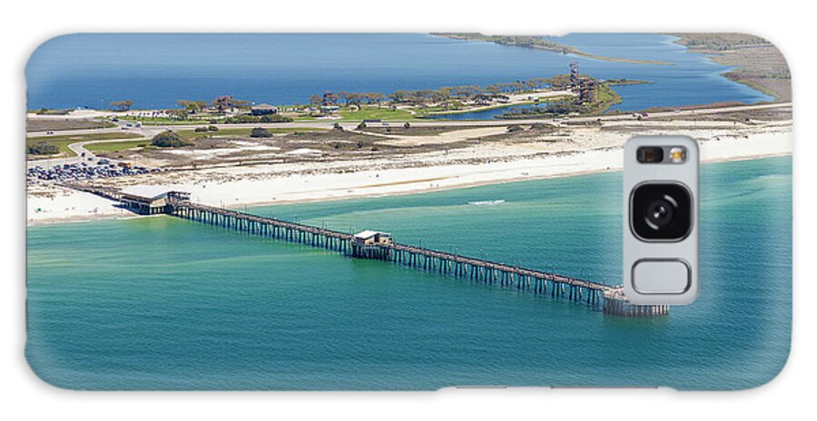 Gulf State Park Pier Galaxy Case featuring the photograph Gulf State Park Pier 7464N by Gulf Coast Aerials -