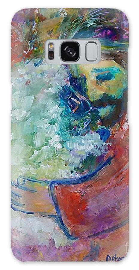 Jesus Galaxy Case featuring the painting He Came After The One by Deborah Nell