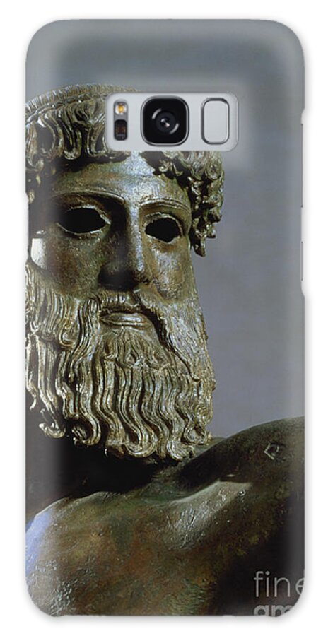 Poseidon Galaxy Case featuring the photograph Head Of Poseidon by Greek