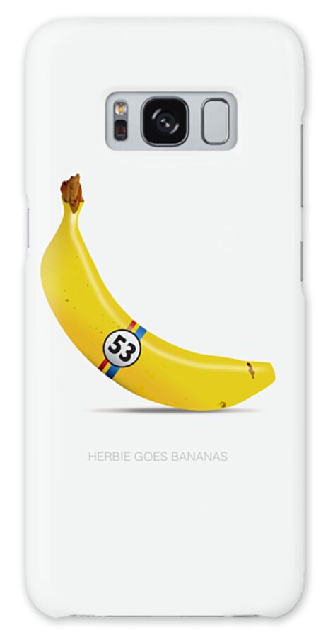 Movie Poster Galaxy Case featuring the digital art Herbie Goes Bananas by Movie Poster Boy