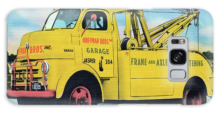 Wrecker Galaxy Case featuring the painting Hoffman Brothers Inc. 24 Hour Wrecker Service by Unknown