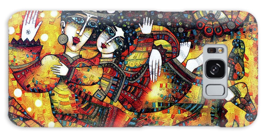 Albena Galaxy Case featuring the painting I Give You My Dreams by Albena Vatcheva