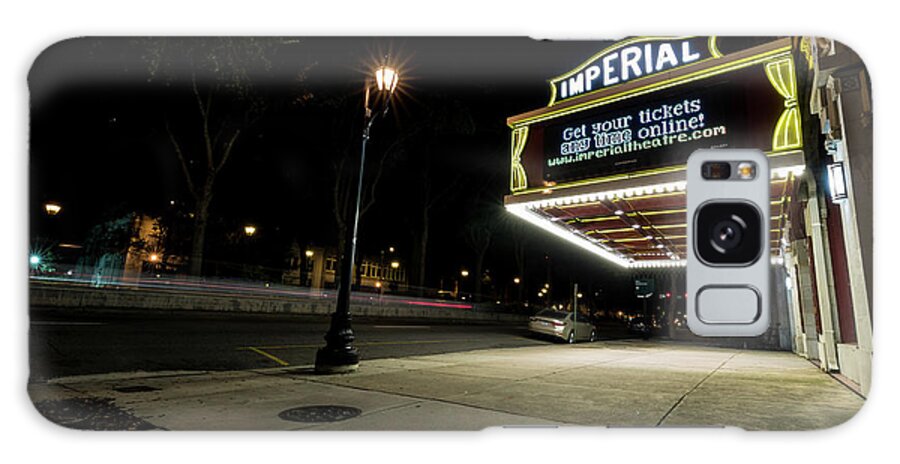 Imperial Theatre Augusta Ga - Downtown Augusta Georgia At Night Galaxy S8 Case featuring the photograph Imperial Theatre Augusta GA by Sanjeev Singhal