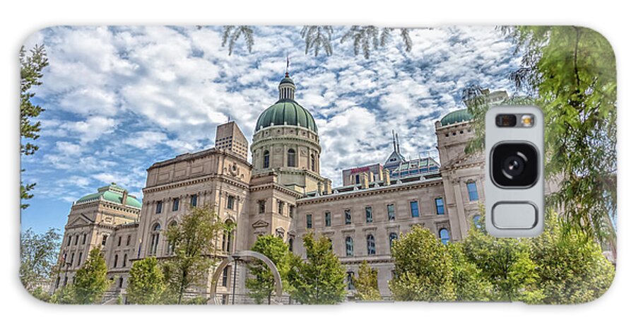 Indiana Capital Galaxy Case featuring the photograph Indiana_State_Capital by Chris Spencer