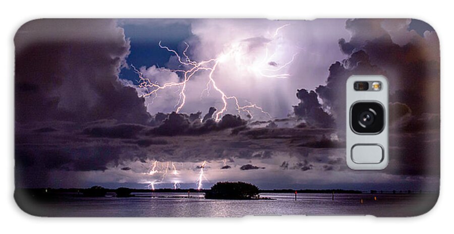 Lightning Galaxy Case featuring the photograph Island Life by Quinn Sedam