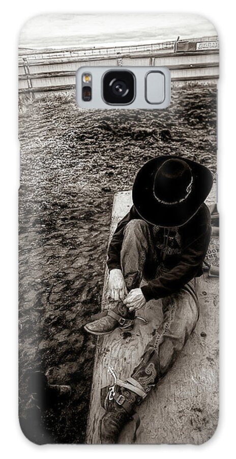 Cowboy Galaxy Case featuring the photograph It's the Dust and the Mud by Pamela Steege