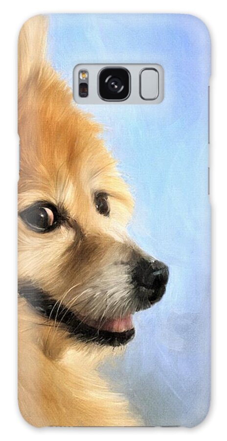 Dog Galaxy Case featuring the painting JayJay by Diane Chandler