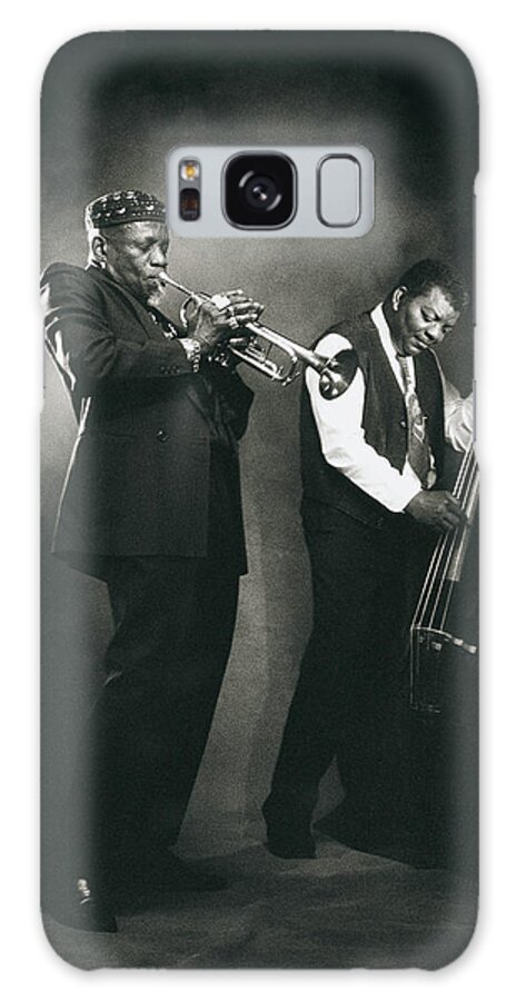 Part Of A Series Galaxy Case featuring the photograph Jazz Musicians Jamming Together by Digital Vision.