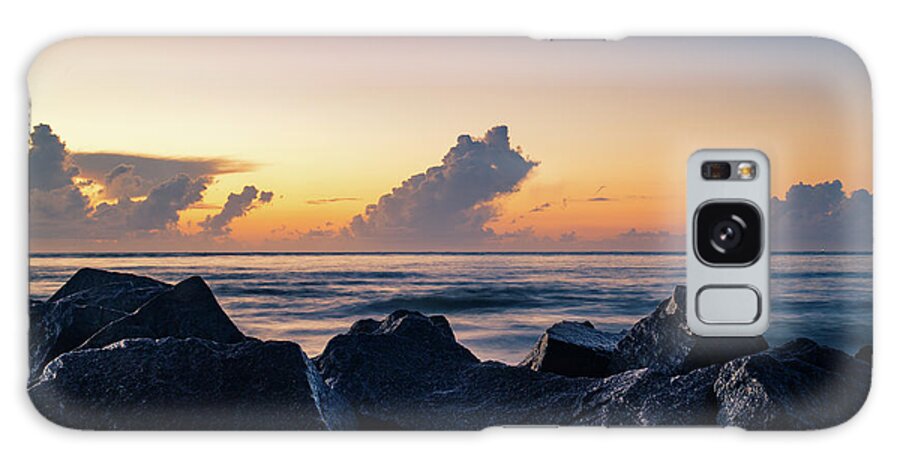 Jetty Galaxy Case featuring the photograph Jetty at Sunrise by Bryan Williams