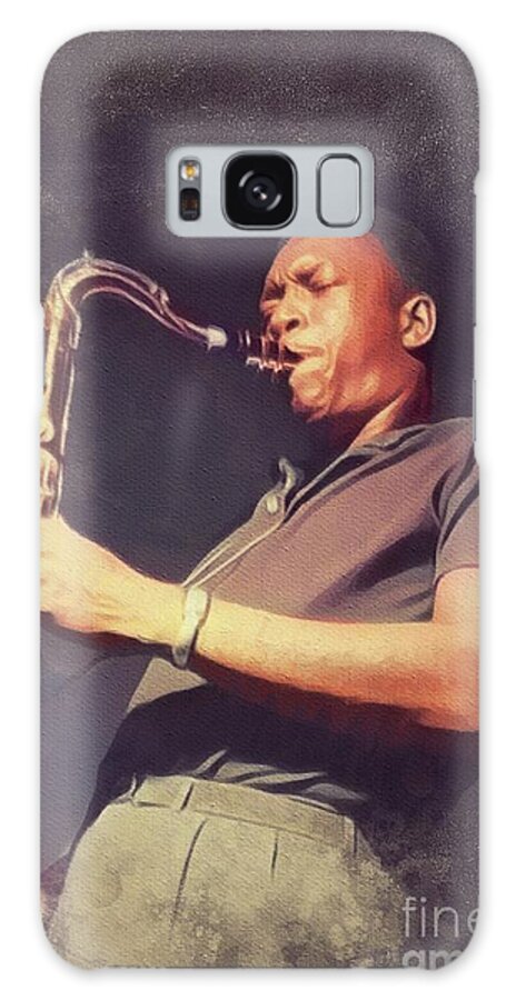 John Galaxy Case featuring the painting John Coltrane, Music Legend by Esoterica Art Agency