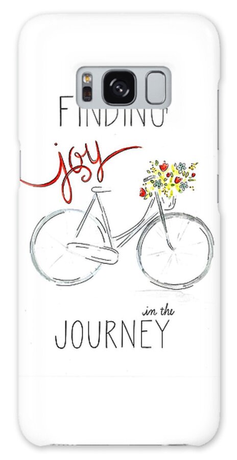 Finding Joy In The Journey Galaxy Case featuring the painting Joy by Rachel Lawson
