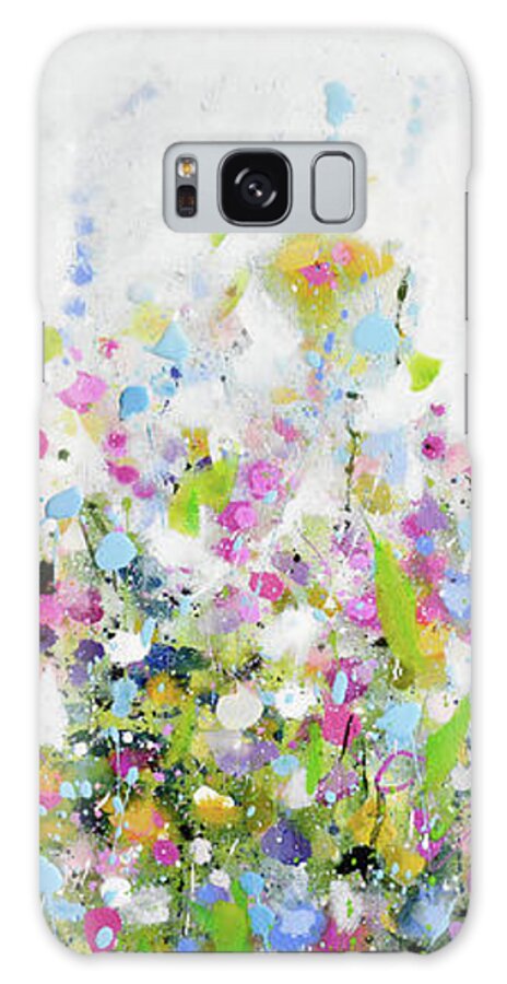 Floral Meadow Galaxy S8 Case featuring the painting June Bloom by Tracy-Ann Marrison
