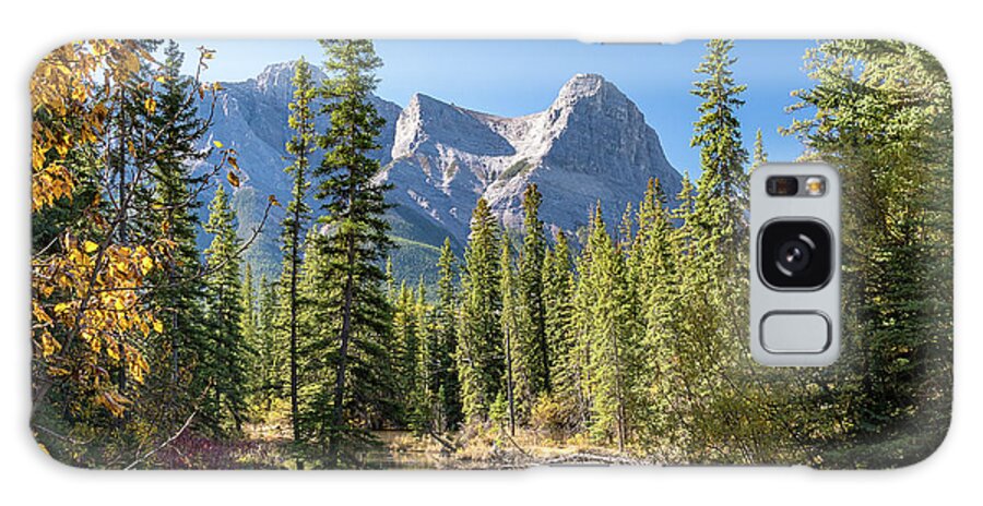 Canmore Galaxy Case featuring the photograph Kananaskis Country from Canmore by Tim Kathka
