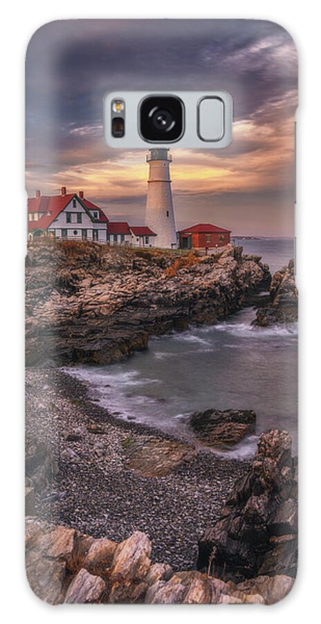Maine Galaxy Case featuring the photograph Keeper of the Coast by Darren White