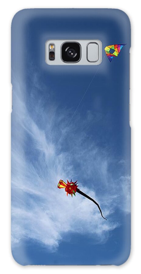 Kites Galaxy Case featuring the photograph Kites and Clouds by FD Graham