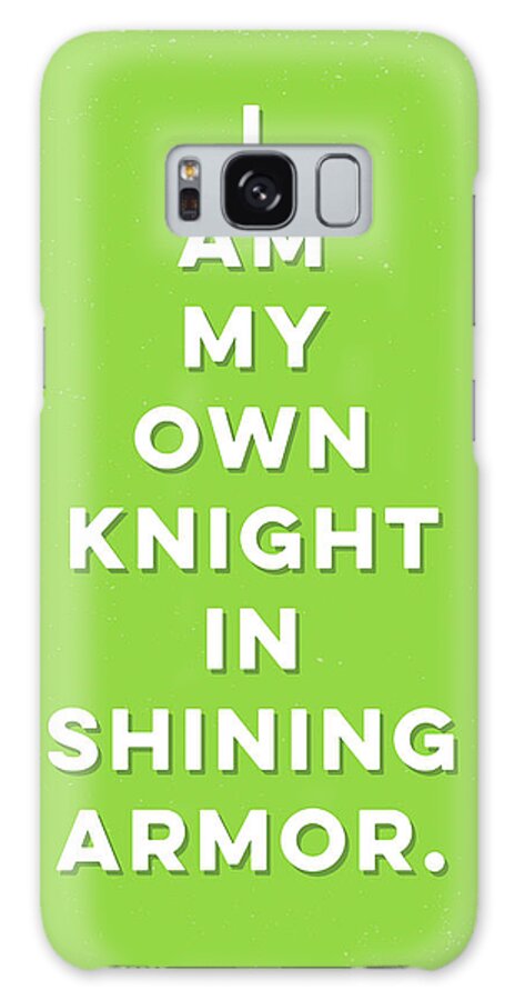Knight In Shining Armor Galaxy Case featuring the mixed media Knight In Shining Armor by Kimberly Glover