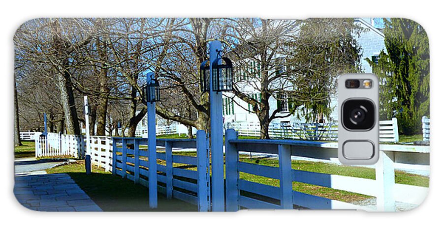 Shaker Village Galaxy Case featuring the photograph Late Afternoon Stroll in the Village by Mike McBrayer