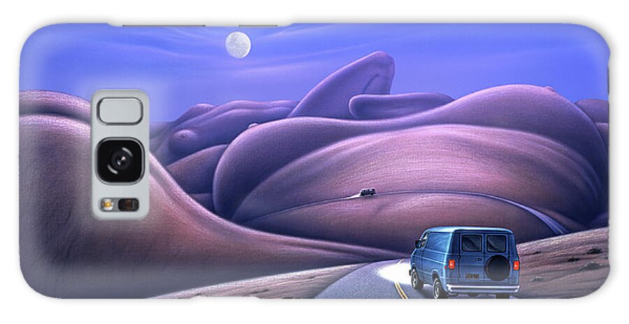 Bodyscape Galaxy Case featuring the painting Lay of the Land by Jerry LoFaro