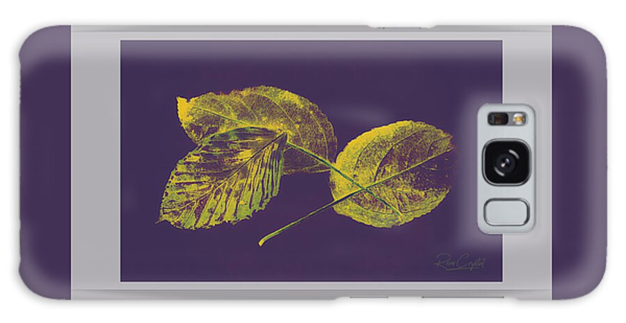 Autumn Galaxy Case featuring the photograph Leaving In A Blaze Of Purple by Rene Crystal